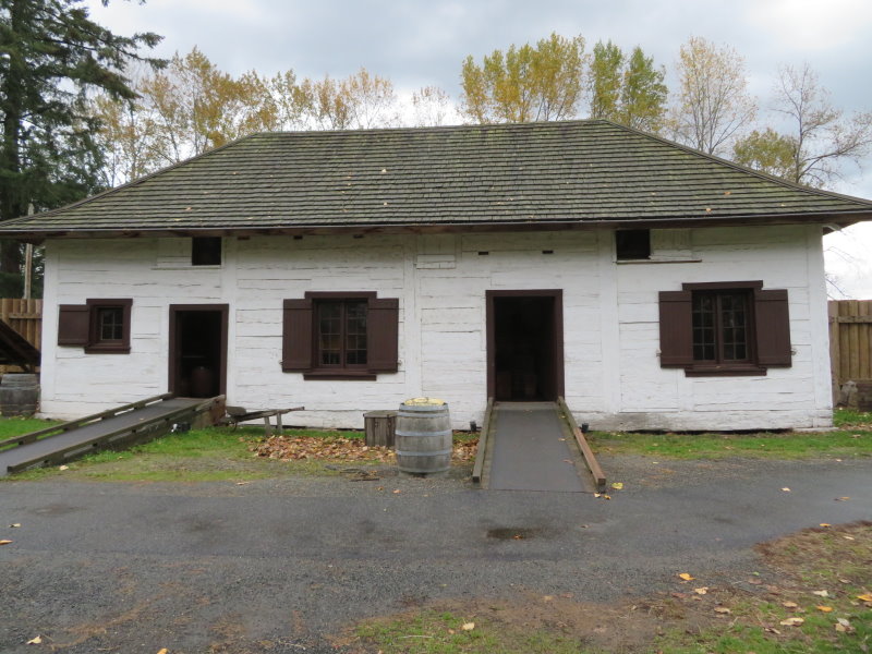 The original Fort Langley store moved from the original site to the current site